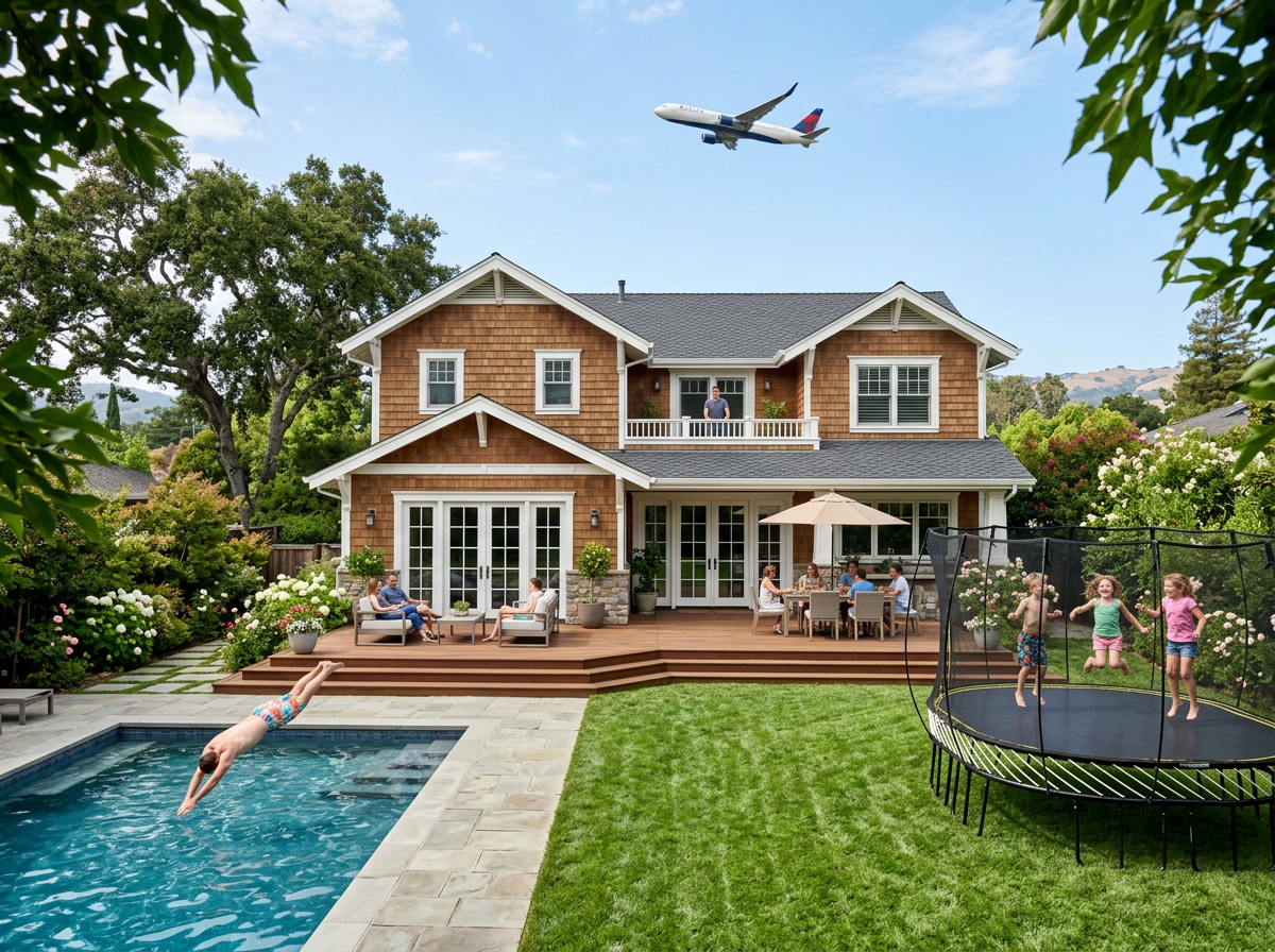 Homeowners Suburban Backyard Risk Environment